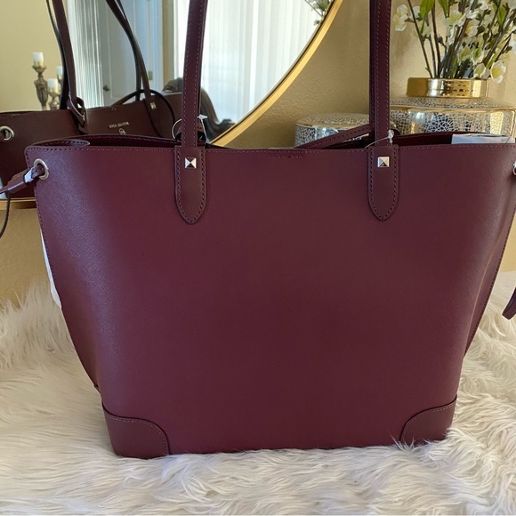 New Michael Kors Edith Large Saffiano Leather Tote Bag - Picture 13 of 16